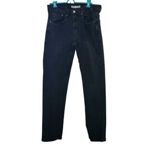 ZARA Women Black Denim Jeans Slim Fit Waist Size 31  B10